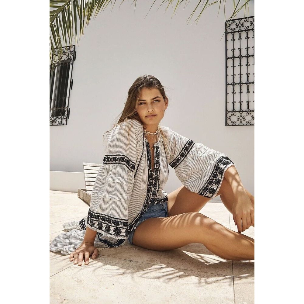 New Free People Meadow Maxi Top Size XSmall $228